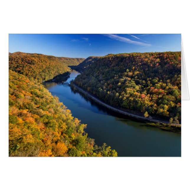 La New River Gorge à Hawks Nest State Park (Devant horizontal)