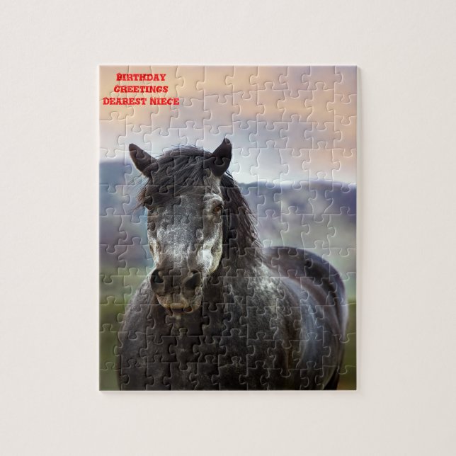 La nièce de Noël. Jigsaw Puzzle (Vertical)