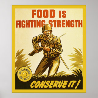 La nourriture combat la force ~ Poster de 2ÈME GUE