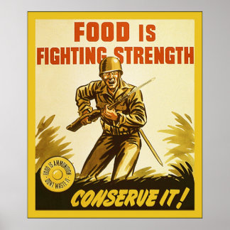 La nourriture combat la force ~ Poster de 2ÈME GUE