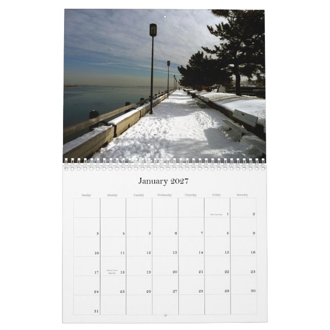 La Nouvelle Angleterre 2012 calendriers muraux (Jan 2027)