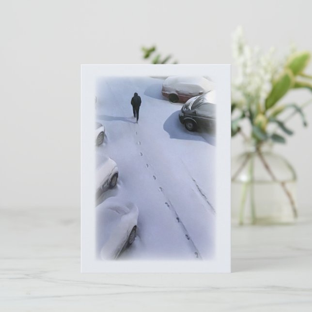 La nouvelle neige (Debout devant)