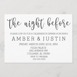 La Nuit avant Invitation