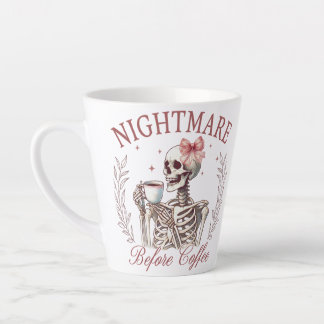 La nuit avant le café Skeleton Mug - Drôle café
