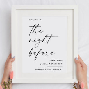 La Nuit Avant Le Dîner De Répétition Affiche de bi
