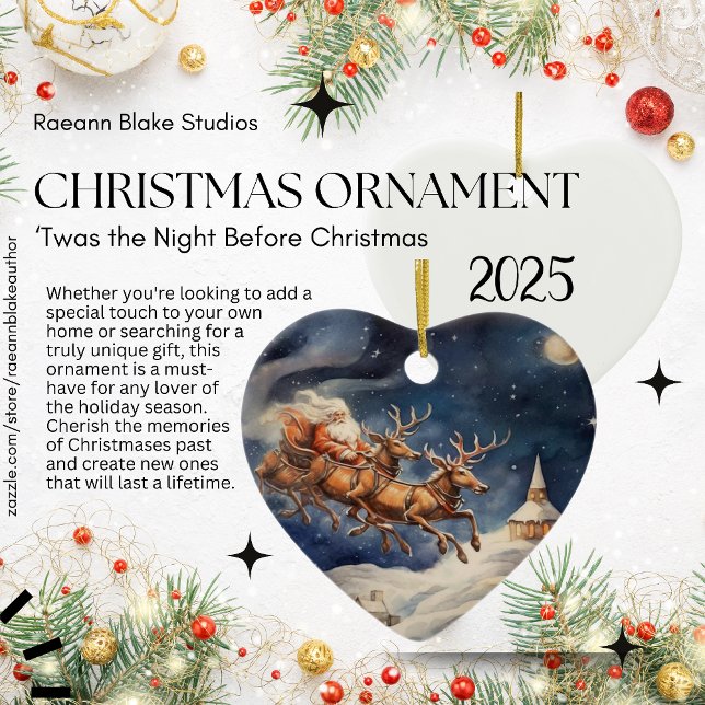 La Nuit avant Noël Ornement (Créateur téléchargé)