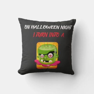 LA NUIT D'HALLOWEEN JE ME TRANSFORME EN COUSSIN JE
