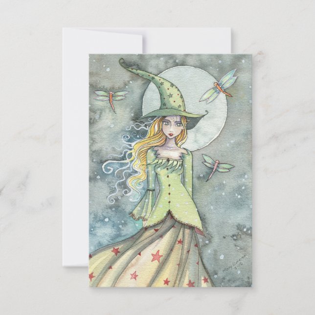 La Nuit est Jeune Carte de Halloween Wich (Devant)