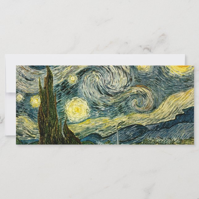 La nuit étoilée de Vincent van Gogh (1889) (Devant)