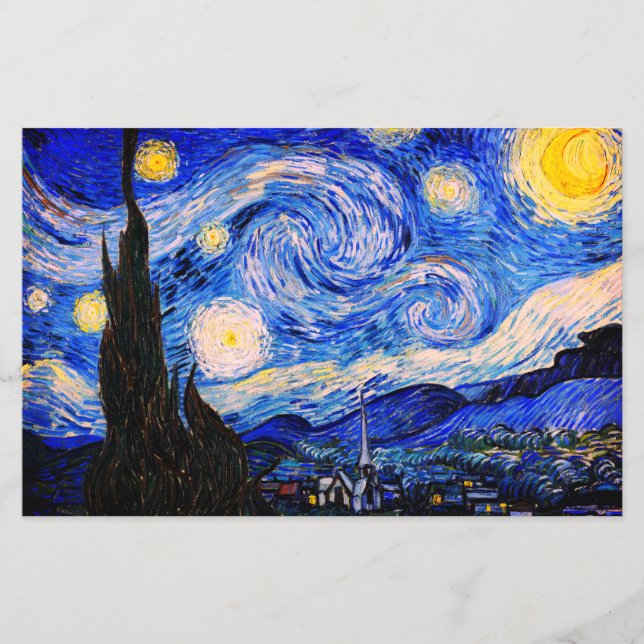 La Nuit étoilée par Vincent Van Gogh (Devant)