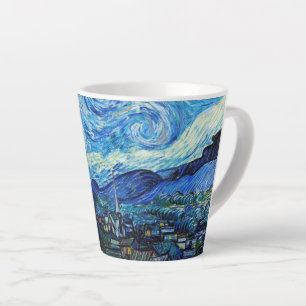 La nuit étoilée Van Gogh Latte Coffee Mug