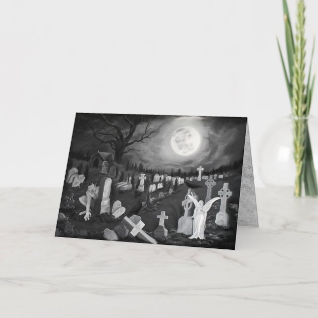 La nuit sur le cimetière - Angel avec Diable (Devant)