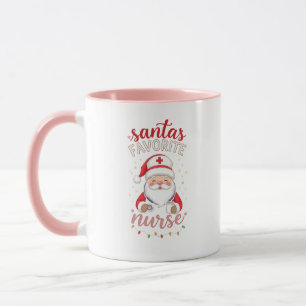 La nurse préférée du Père Noël - Cadeau de mug de