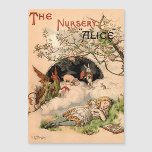 La Nursery Alice 1890 Couverture Vintage Wonderlan