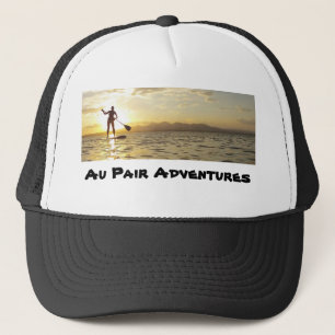 La paire d'Au risque le casquette de camionneurs,