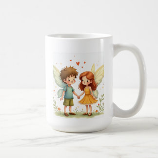 La paire de Mugs de fées d'amour