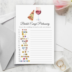 La paire parfaite jeu de mariage emoji pictionary
