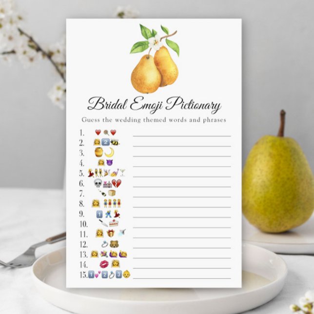 La paire parfaite Pictionary de mariage emoji (Créateur téléchargé)