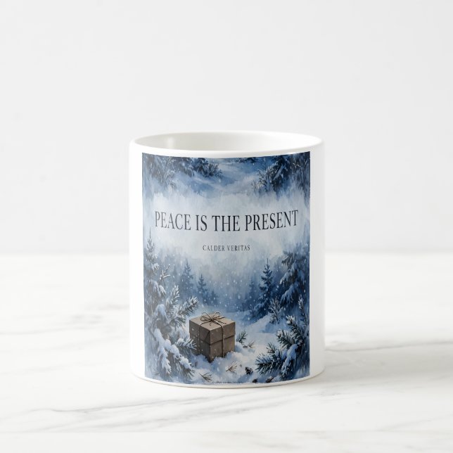La paix est le présent — Mug de Noël (Centre)