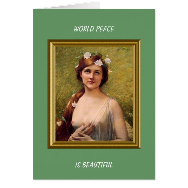 LA PAIX MONDIALE EST BELLE (Devant)