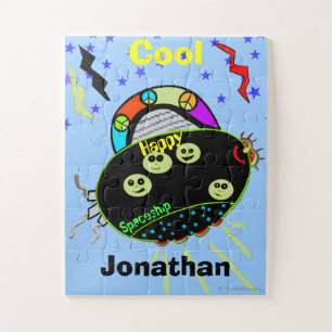 La Paix Signes Joyeux Puzzle Spacship