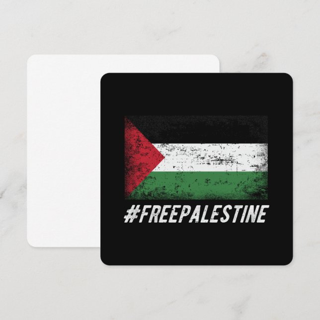 La Palestine libre avec la Palestine (Devant / Derrière)