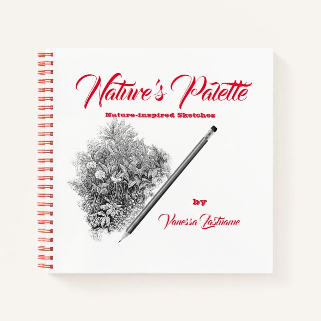 La Palette de la nature - Livre de croquis Personn (Devant)