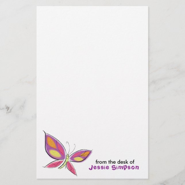 La papeterie personnalisée des enfants d'amusement (Devant)