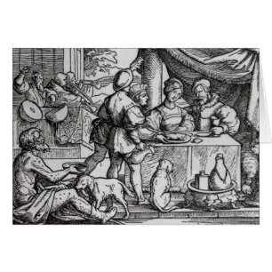 La parabole de Lazarre et de piqués