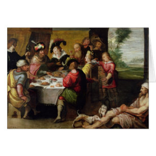 La parabole de l'homme riche et du Lazarre