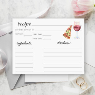 la parfaite paire nuptiale douche - recette