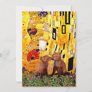 La Parodie Kiss Fox, Klimt,