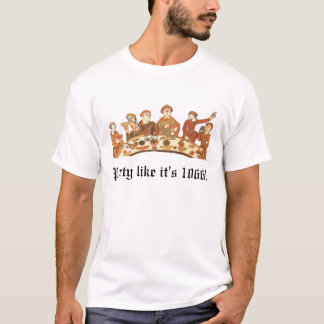 La partie comme elle est le T-shirt de 1066 hommes