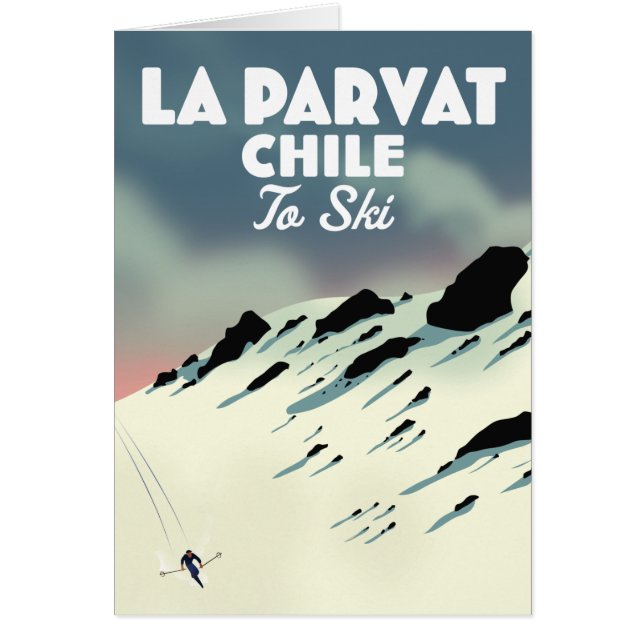 La Parvat Chili art retro ski. (Devant)