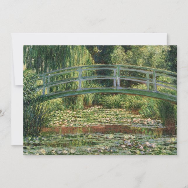 La passerelle japonaise | Carte Claude Monet (Devant)