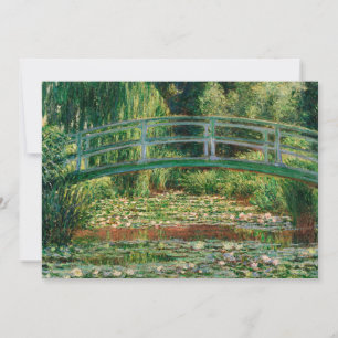 La passerelle japonaise Carte Claude Monet