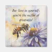 La pastille d'abeilles dans votre aimant