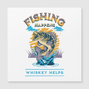 La pêche arrive. Le whisky aide!