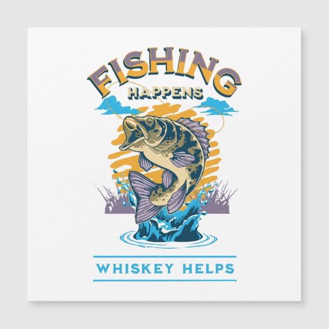 La pêche arrive. Le whisky aide! (Devant)