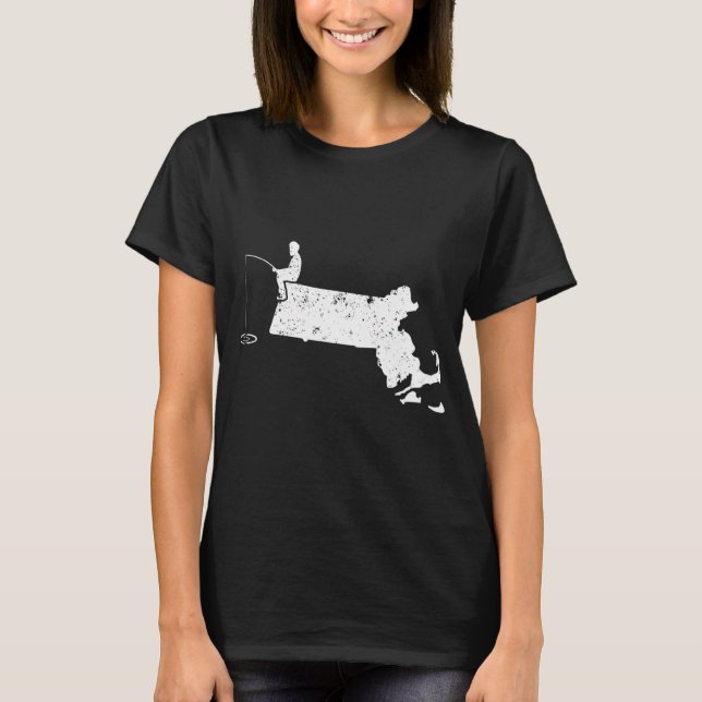 La pêche sur glace appelle MA T-shirt de pêche au  (Devant)