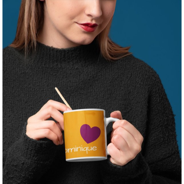 La Perfection de l'Abricot - La Tasse à Café Avec  (Mockup)