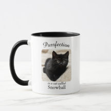 La perfection est une tasse personnalisée pour cha