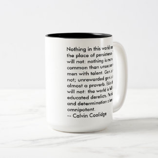 La persistance éponge la tasse à deux tons de 15