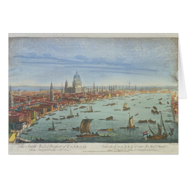 La perspective occidentale du sud de Londres, de (Devant horizontal)