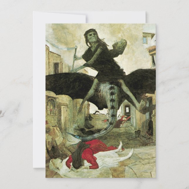 La peste d'Arnold Bocklin, symbolisme Vintage (Devant)