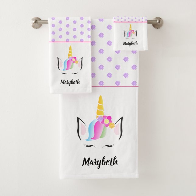 La petite fille branchée Cute Magical Unicorn avec (En situation)