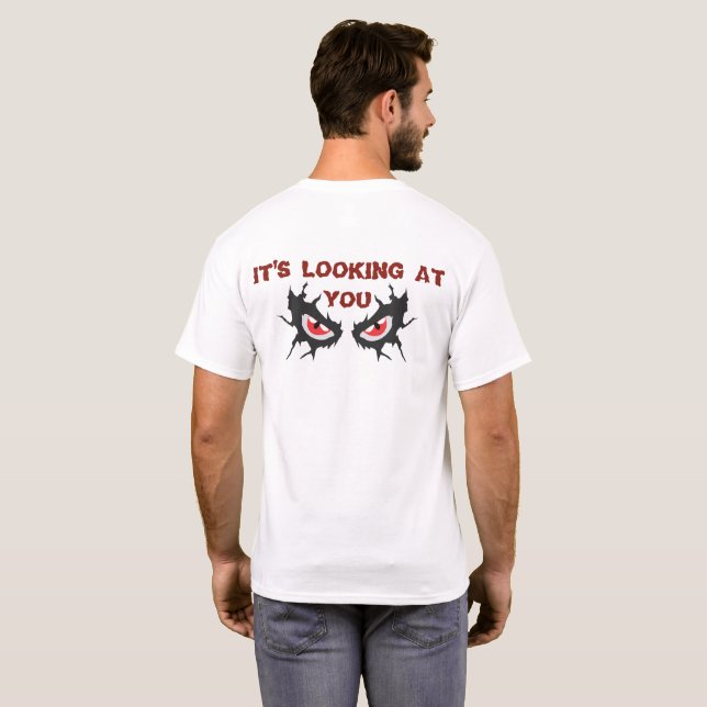 La peur a un visage T-Shirt blanc déchiré - Devant (Dos entier)