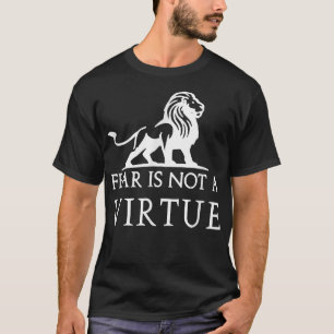 La peur n'est pas un t-shirt motivationnel de vert