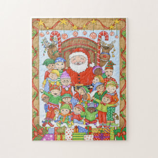 La photo de Noël de Santa en puzzle