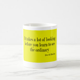 La photographie cite la tasse